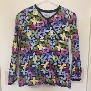 LL Bean Floral Tee